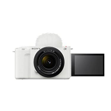 Imagem de Sony Câmera Vlog sem espelho Alpha ZV-E1 Full Frame intercambiável com lente de 28-60 mm – Corpo branco