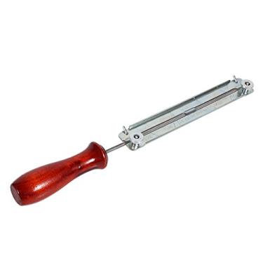 Imagem de Kit de Afiação de Corrente de Motosserra, Ferramenta de Suporte de Madeira 4.0mm/4.8mm/5.5mm para Correntes, Fácil Afiação (Cabo de madeira+suporte+lima/4,0mm)