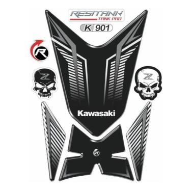 Imagem de Protetor Tanque Z400 Moto Kawazaki Tankpad 2019 Carbono - Resitank