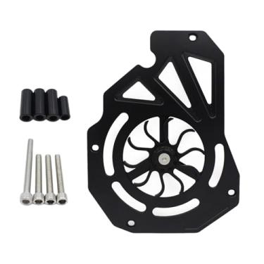 Imagem de JicSuXi Protetor de tanque de água para radiador de motocicleta, rede protetora de substituição, protetor premium de alto desempenho para PCX 160, Preto