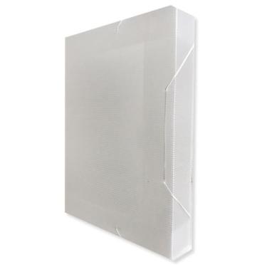 Imagem de Pasta Polionda Elástica 5,5cm Oficio A4 Organizadora Papel Arquivo Doc