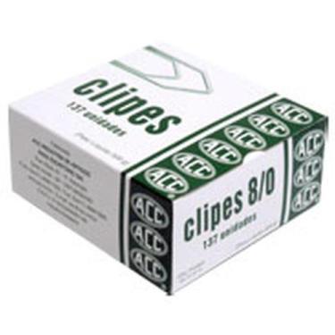 Imagem de Clips Galvanizado AÇO 8/0 com 137 Unidades - ACC