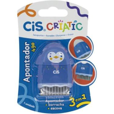 Imagem de Apontador com Depósito Decor CIS Criatic 3 em 1 3 Modelos Caixa com 12
