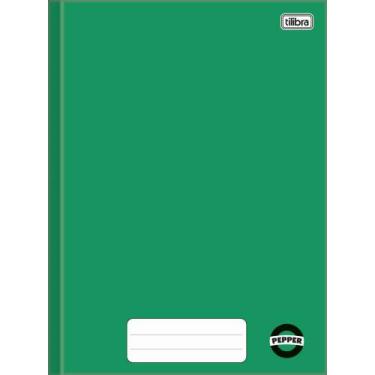 Imagem de Caderno Peq. 80 fls Verde Pepper Brochura Capa Dura Tilibra