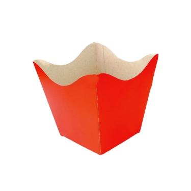 Imagem de Cachepot Montado Médio Vermelho 10 Un