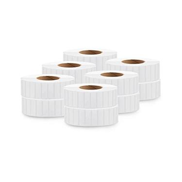Imagem de EnKo 1,5 x 0,5 polegadas Etiquetas térmicas diretas [12 rolos, 28.200 etiquetas] 3,5 cm x 1,27 cm Use para etiquetas de endereço, pasta de arquivo, adesivos FBA, etiquetas SKU FN compatíveis com