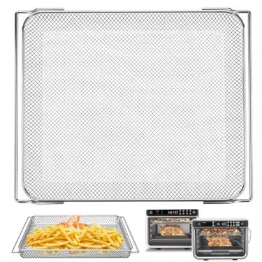 Imagem de Cesta de fritadeira Air Fryer para Ninja Foodi DT251 10 em 1 Smart XL Air Fryer Forno, bandeja de acessórios de rack de arame de aço de 14,4 x 11,4 polegadas compatível com Ninja DT201, forno de