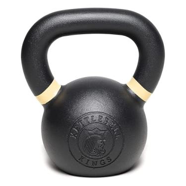 Imagem de Kettlebell reis | Kettlebell Pesos & Kettlebell Set | Casaco de pó Kettlebells para mulheres e homens | Revestimento durável para força de preensão, prevenção de ferrugem, longevidade | Kettlebell de estilo americano (30)