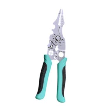 Imagem de Baoblaze Descascador de fio bobina enrolador portátil confortável aperto multiuso profissional ferramenta de fiação manual ferramenta de descascamento de fio, Azul