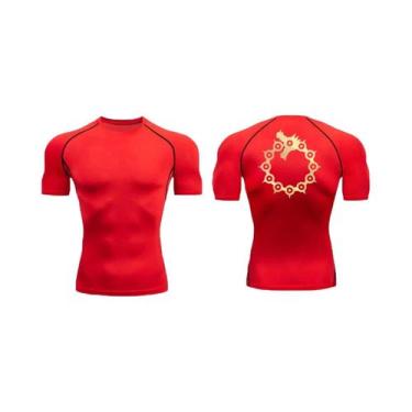 Imagem de Camiseta de Compressão Masculina Nanatsu no Taizai - Secagem Rápida pa