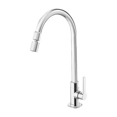 Imagem de Torneira Lavatório Mesa Bica Alta Gali Cromado Docol