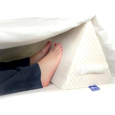 Imagem de Almofada para os pés, almofada de elevação para os pés, 28 x 66 cm, recomendada para pé, tornozelo, dor no joelho e suporte do tornozelo