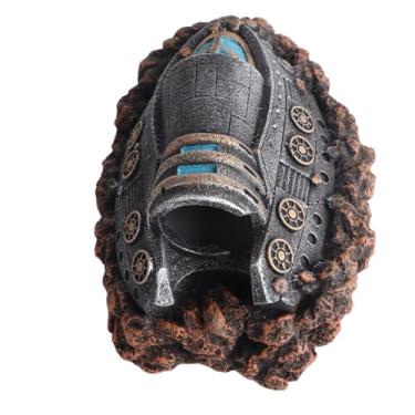 Imagem de Tbest Rium Ship Ornnt Resina realista Eout Peixe Decoração de Nave Espacial para Shwater Saltwater Ornntish Decoração e Lana Plies