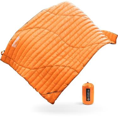 Imagem de ZOOOBELIVES Cobertor ultraleve de plumas de acampamento - 650 kg, colcha de enchimento 650. Edredom compacto e quente para viagens, praia, rede, mochila - eleve seu conforto ao ar livre - AlpliveR300