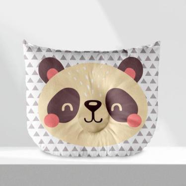 Imagem de Travesseiro para Bebê Anatômico Anti Refluxo Panda - Mega Loja do Bebê