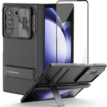 Imagem de Capa Anti Impacto Nillkin Modelo Frosted Pro compatível com Galaxy S23 Ultra (6.8 Pol) (Preto)