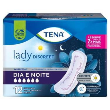 Imagem de Absorvente Tena Lady Discreet Noite e Dia Geriatrico - Embalagem com 1