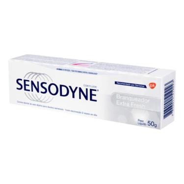 Imagem de Kit c/ 3 Pasta de dentes Sensodyne Branqueador Extra Fresh