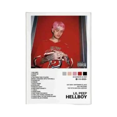Imagem de Conjunto De Pôsteres De Hip Hop Lil Peep Hellboy Crybaby Live Forever 