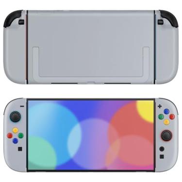 Imagem de eXtremeRate Botões de substituição DIY para Nintendo Switch 2, placa traseira de console personalizada + placa frontal com tiras decorativas, teclas de direção ABXY para Joycon 2 - Versão Essence