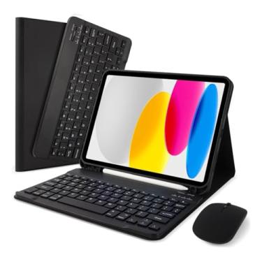 Imagem de Kit Capa para Samsung S7/S8: Capa para Tablet + Teclado Removível + Mouse