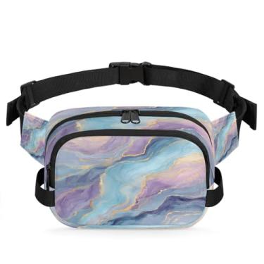 Imagem de Pochete colorida de animais de morcego para mulheres e homens com alça ajustável, bolsa transversal, bolsa de peito, bolsa tiracolo, Cor 16