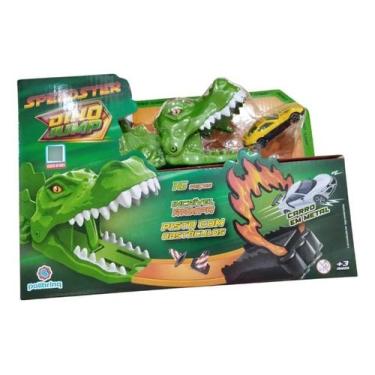 Imagem de Pista Speedster c/ Carrinho e Lançador Dino 16 Peças Polibrinq