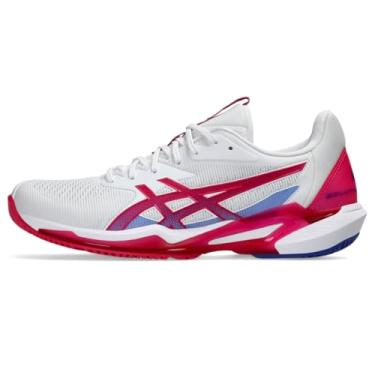 Imagem de ASICS Tênis feminino Solution Speed FlyteFoam 3, Branco/rosa brilhante, 40