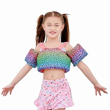 Imagem de Colete de natação infantil para crianças, boias infantis para meninos e meninas de 2 a 6 anos, colete flutuante para crianças de 20 a 13 a 22 kg, boias infantis para piscina, colete para aprender a
