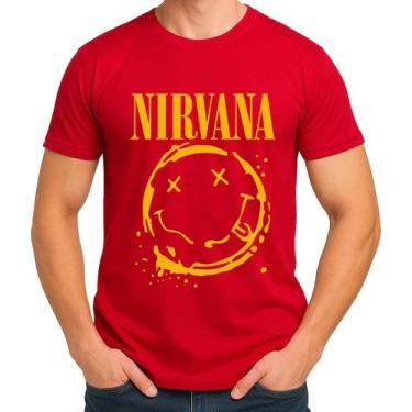 Imagem de Camisa Camiseta de Algodão Masculina Feminina Unissex Banda De Rock Ni