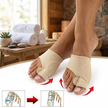 Imagem de Protetor Joanete Corretivo Separador Dedos Pé Nude - Congratulations S