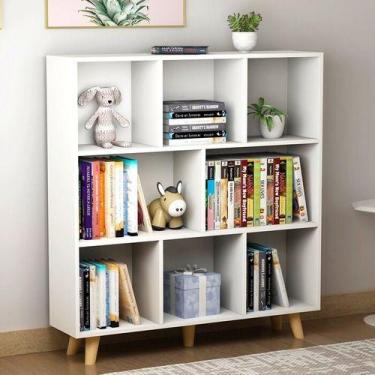 Imagem de Estante De Nichos Clarice 100% Mdf (sala Móveis Decoração) - WoodCore