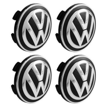 Imagem de Jogo Calotinha 56mm Centro de Roda KRMAI Volkswagen Gol G6 - DCAPS