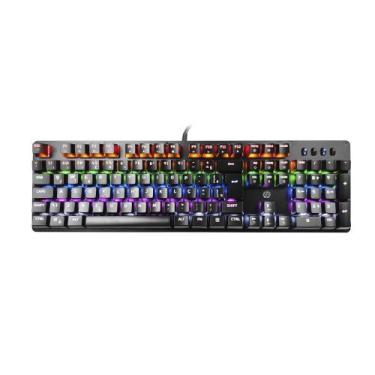 Imagem de Teclado Mecânico Gamer HP GK100 USB Switch Blue ABNT2 - Preto