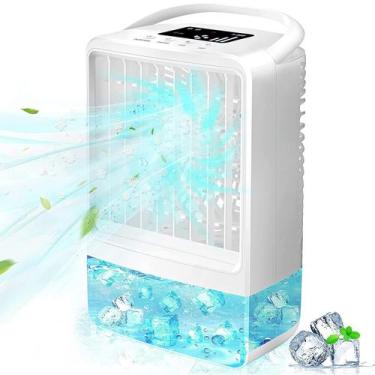 Imagem de Ventilador Aire Acondicionado Portátil EEIEER con Nebulizador y Humidi