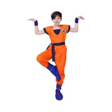 Imagem de Fantasia Infantil Goku Cosplay Anime Z Son Para Meninos, Vestido De Ca