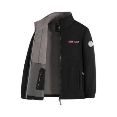 Imagem de Jaqueta De Fleece Masculina plus Size 2025, Grossa, Quente E À Prova D