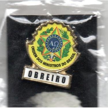 Imagem de Broches com ofícios para ornamentar a roupa do cristão - SC, Obreiro