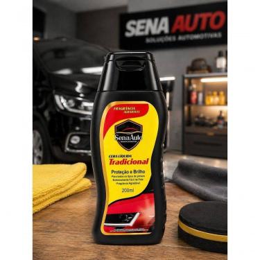 Imagem de Cera Líquida Tradicional 200ML Proteção e Brilho para Veículos Senalândia
