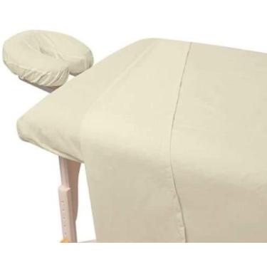 Imagem de Massage Table Fitted Sheet 36X78X6 Java Beige