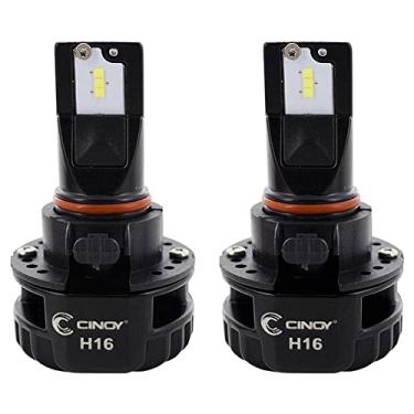 Imagem de Lâmpada Super Led Plus Efeito Xenon H16 12/24v 16w 2200 Lumens Cinoy