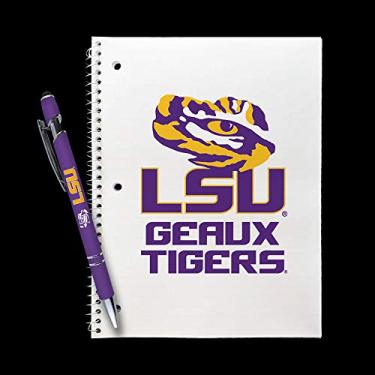 Imagem de Greeting Pen Conjunto de presente LSU Tigers - Caderno espiral e caneta de metal confortável (2313)