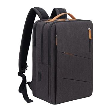 Imagem de Hp hope Mochila Notebook de Viagem para Mulheres, 15.6" Laptop Bag para Homens com Alça, Feminina Business Backpack com USB Porta de Carregamento para Trabalho e Outdoor
