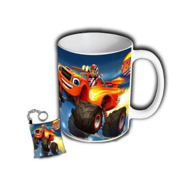 Imagem de Caneca + Chaveiro Blaze And The Monster Machines - Hot Cloud Shop