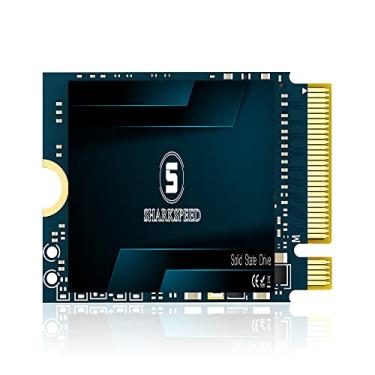 Imagem de S SHARKSPEED SSD 1TB M.2 2230 NVMe PCIe Gen 3.0X4 30 mm Unidade interna de estado sólido, compatível com Steam Deck, ROG Ally, Microsoft Surface Pro (M.2 2230 PCIe, 1TB)