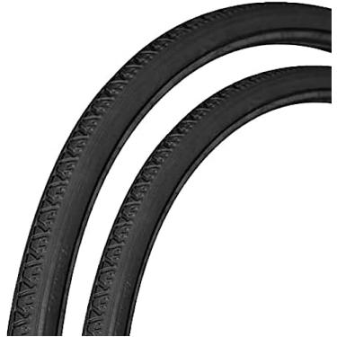 Imagem de Um par de pneus pretos e cinza para cadeira de rodas, 20 polegadas, 22 polegadas, 24 polegadas, pneu sólido, inflação livre de poliuretano, preto, 22 polegadas