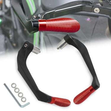 Imagem de CHIFUN Protetor de alavanca de embreagem de freio de motocicleta de 7/20.3 cm universal de alumínio para Yamaha Kawasaki Suzuki Honda Ducati BMW Moto Scooters Mountain Bikes (vermelho)