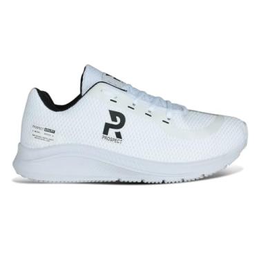 Imagem de Tênis Masculino Prospect Speed Esportivo Leve Confortável Caminhada Academia Corrida (Branco, BR, Adulto, Numérico, 45)