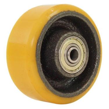 Imagem de Roda Para Carrinhos Poliuretano Com Rolamento R 514 Pe Mf - Movifacil