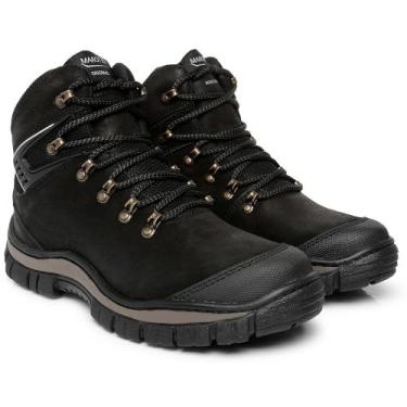Imagem de Bota Adventure Coturno Couro Masculina Moda Casual Sola Tratorada Cano